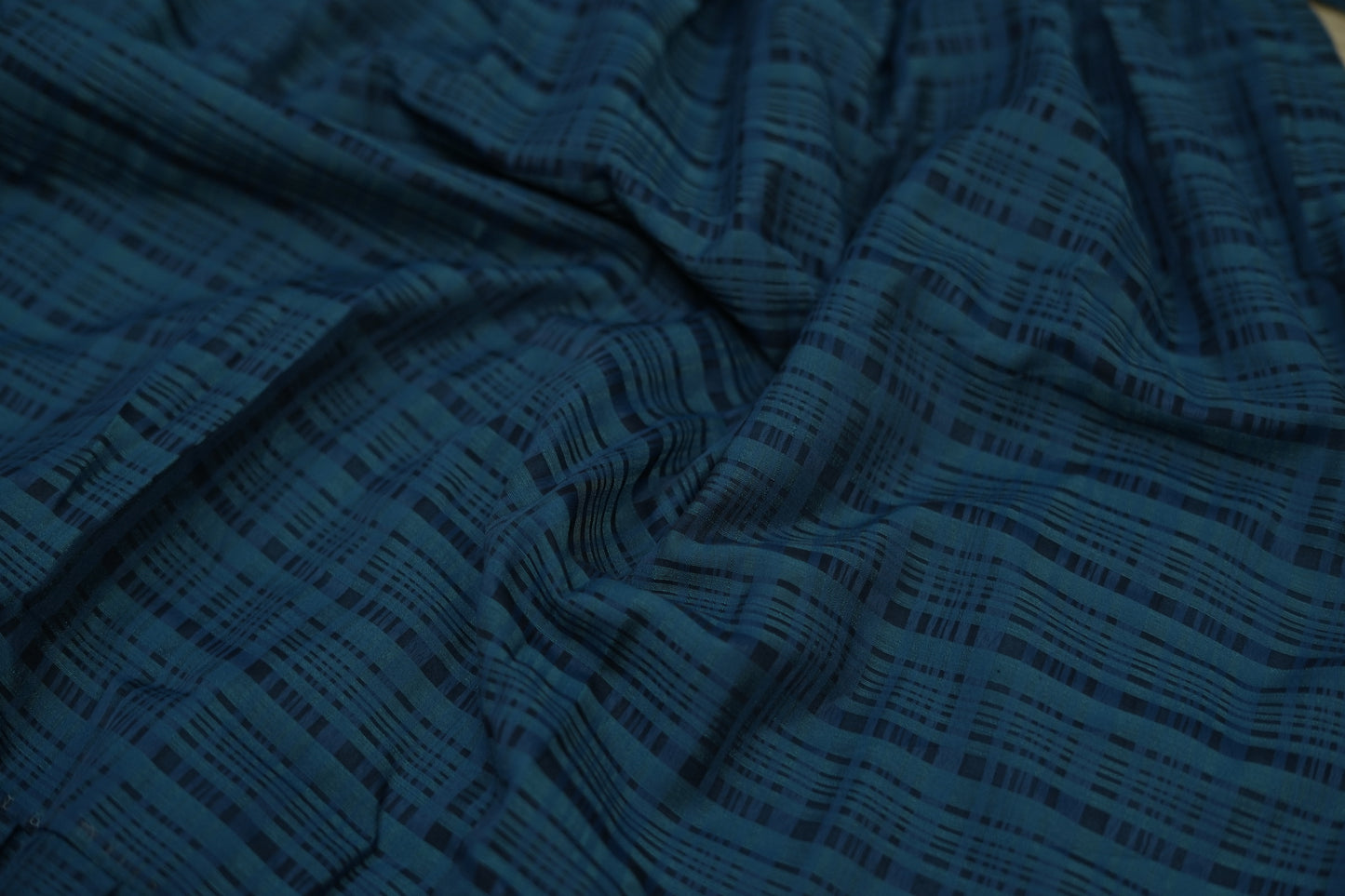 Teal Blue Puff Sleeve Dress - F1067