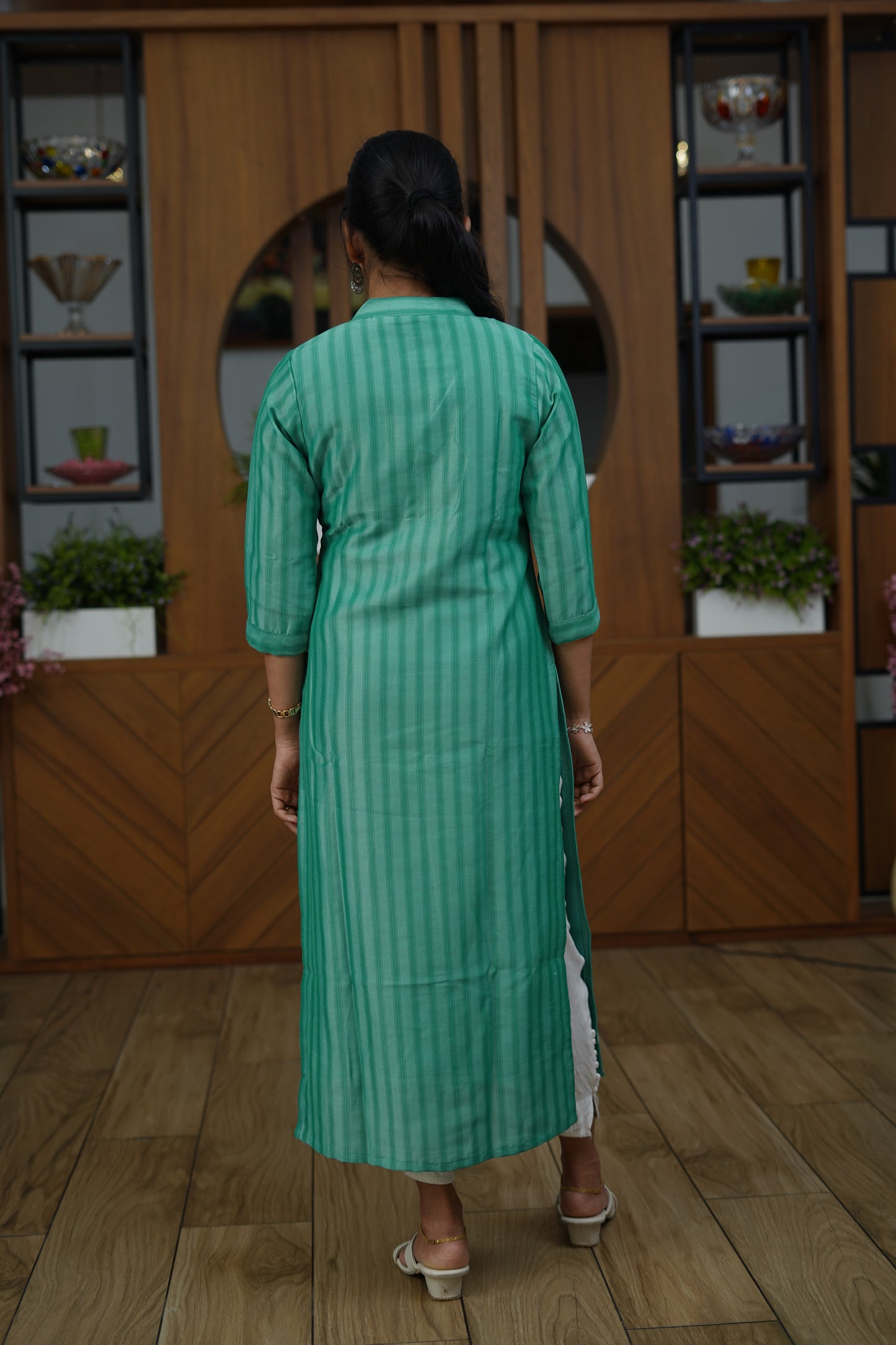 Azure Blue Breezy Kurti - F1068