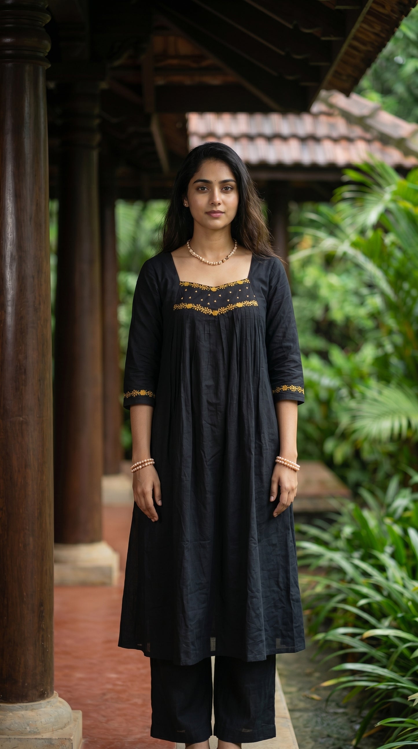 Midnight Black Zari Co-ord Set