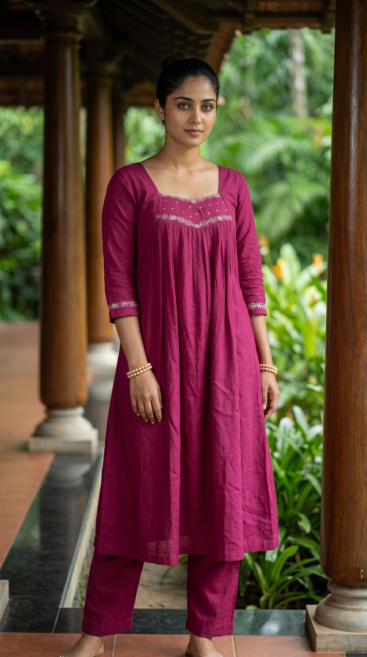 Festagio Magenta Heritage Co-ord Set