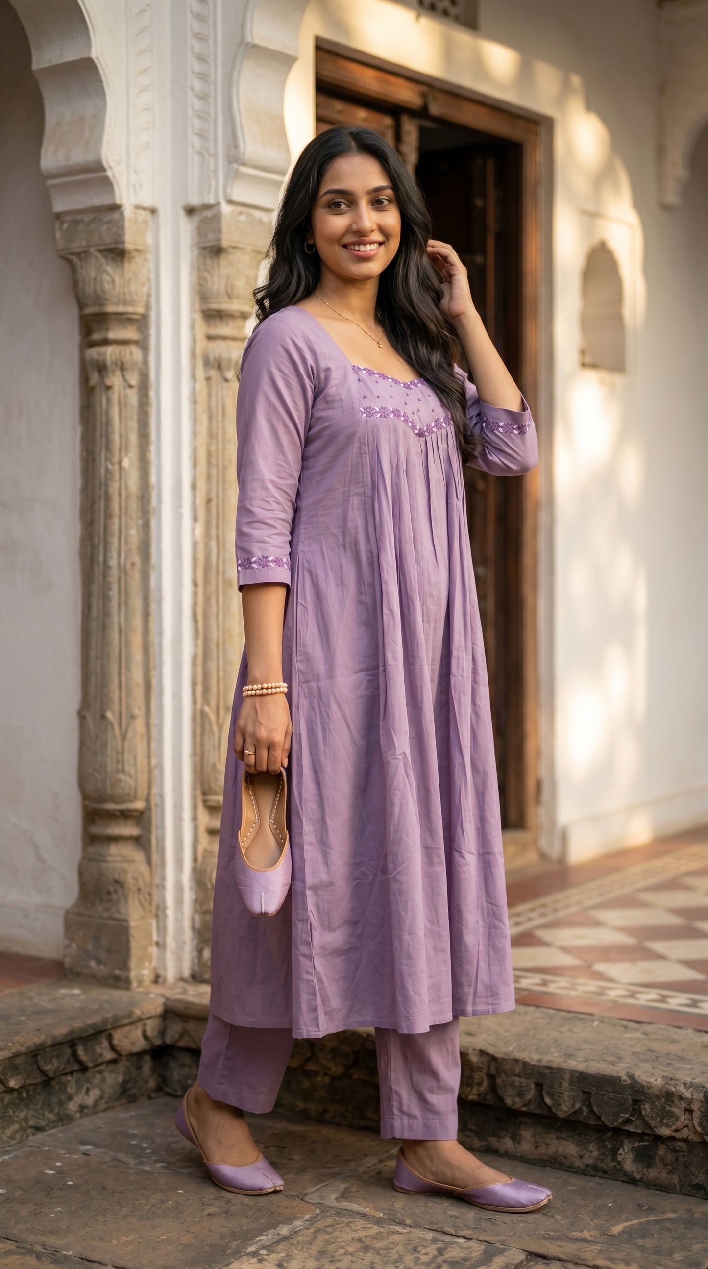 The Lavender Mist Gathered Co-ord