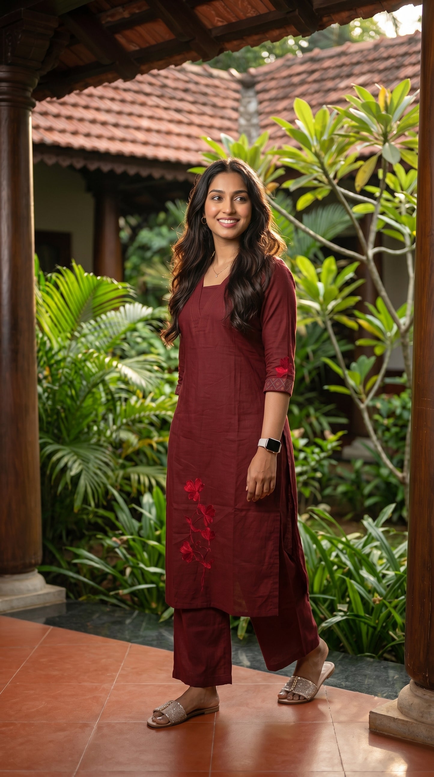 The Festagio Burgundy Bloom Set