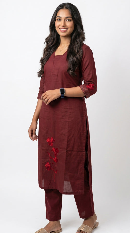 The Festagio Burgundy Bloom Set