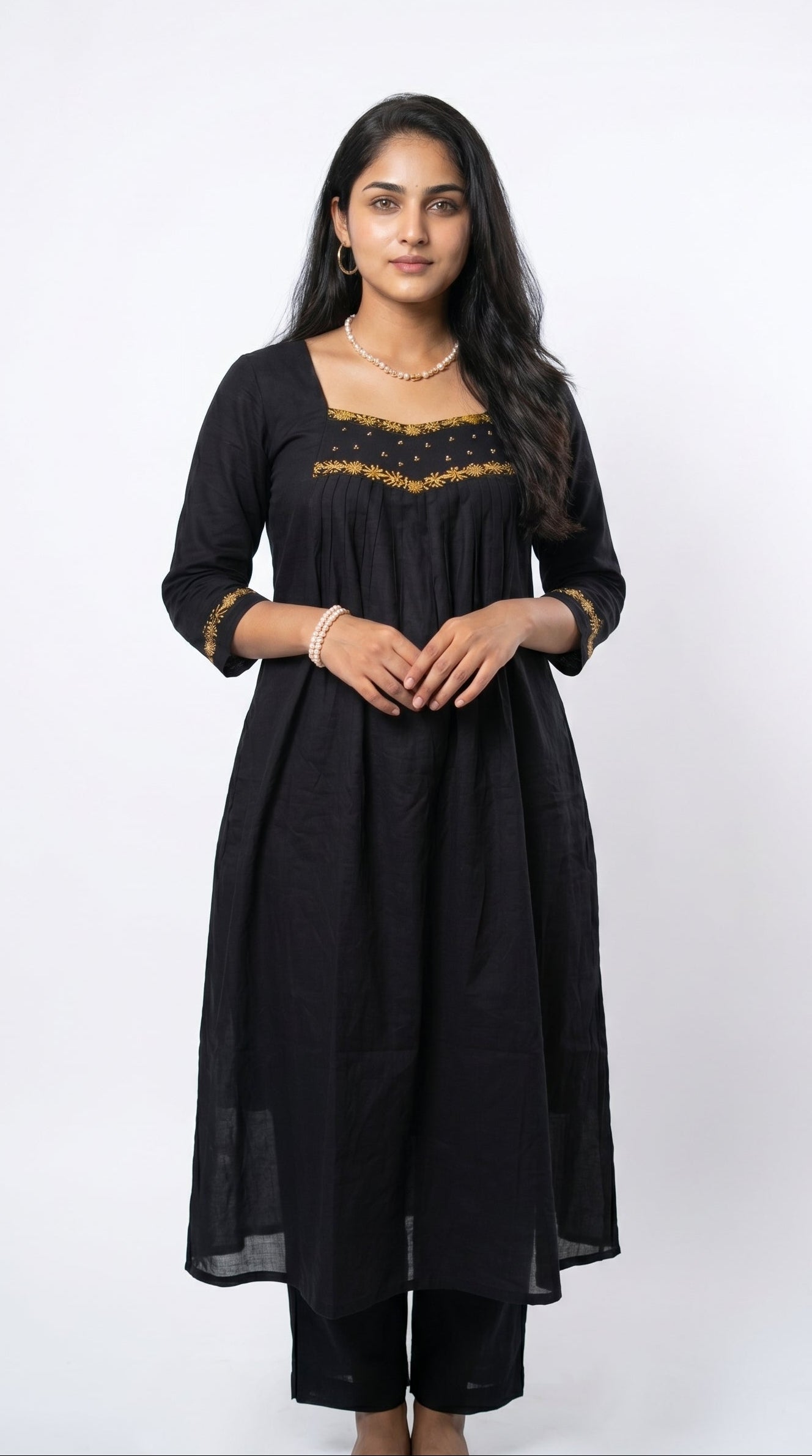Midnight Black Zari Co-ord Set